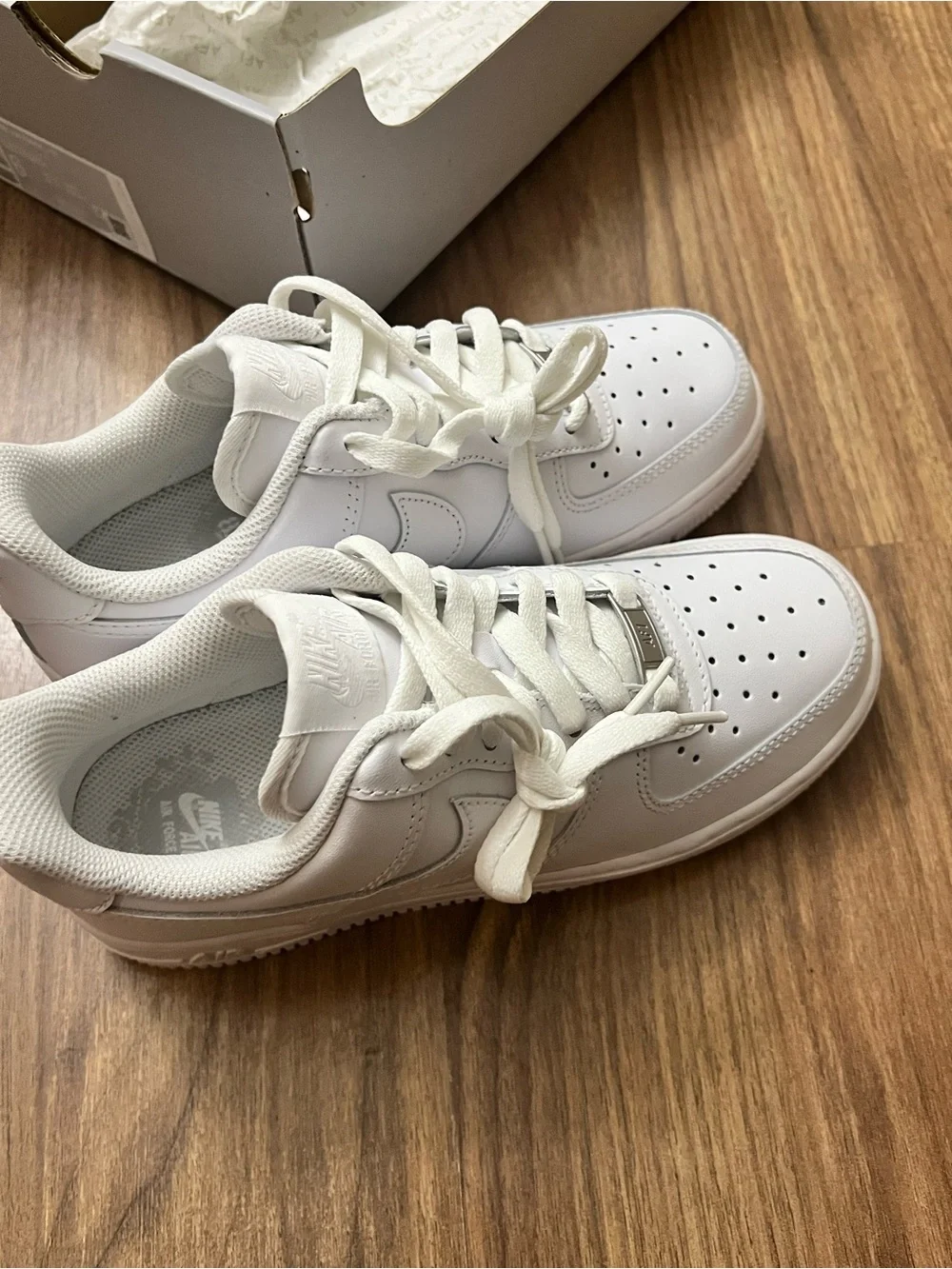 Nike Women’s 'White Air Force Ones Low-Top Sneakers - Classic Style